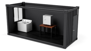 コンテナハウス内部