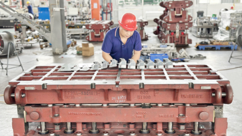 金型製造の様子